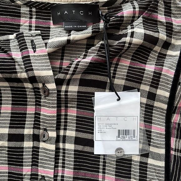 HATCH Plaid Blouse  - Picture 7 of 9